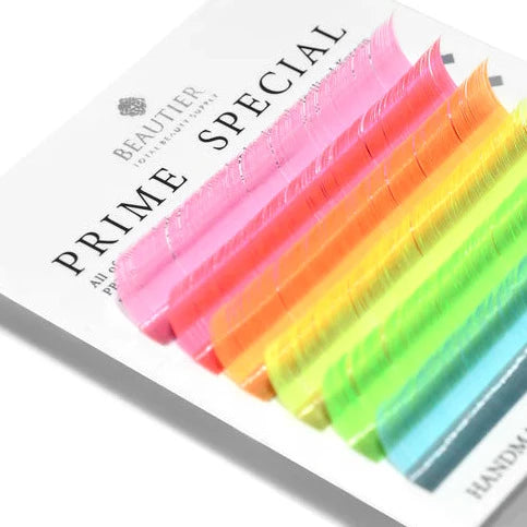 Beautier Volume Color eyelash extensions NEON, 6 lines
