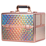 Beauty suitcase 3D design M1 size, HOLO GOLDEN