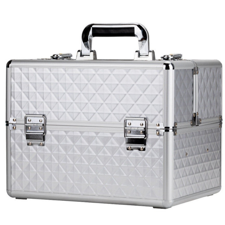 Beauty suitcase 3D design M1 size, SILVER