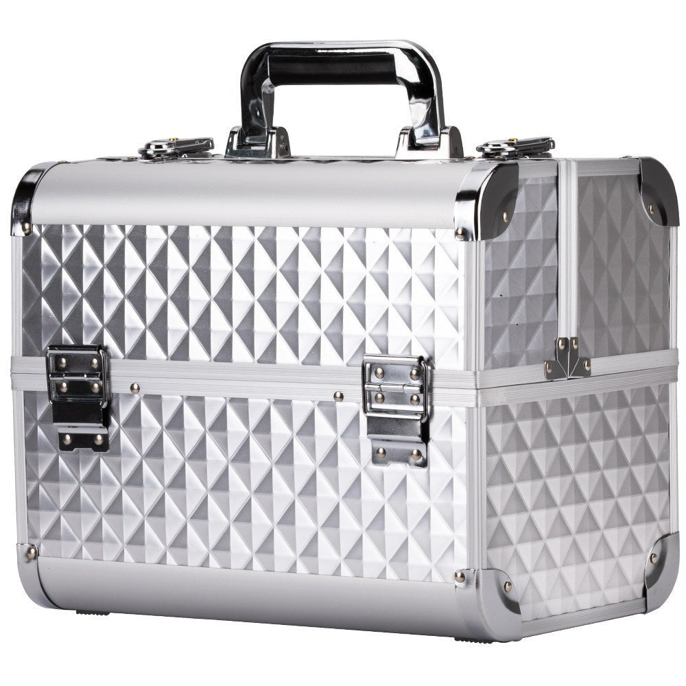 Beauty suitcase 3D design M2 size, SILVER