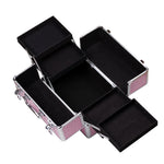 Beauty suitcase M1 size, SPARKLY PINK