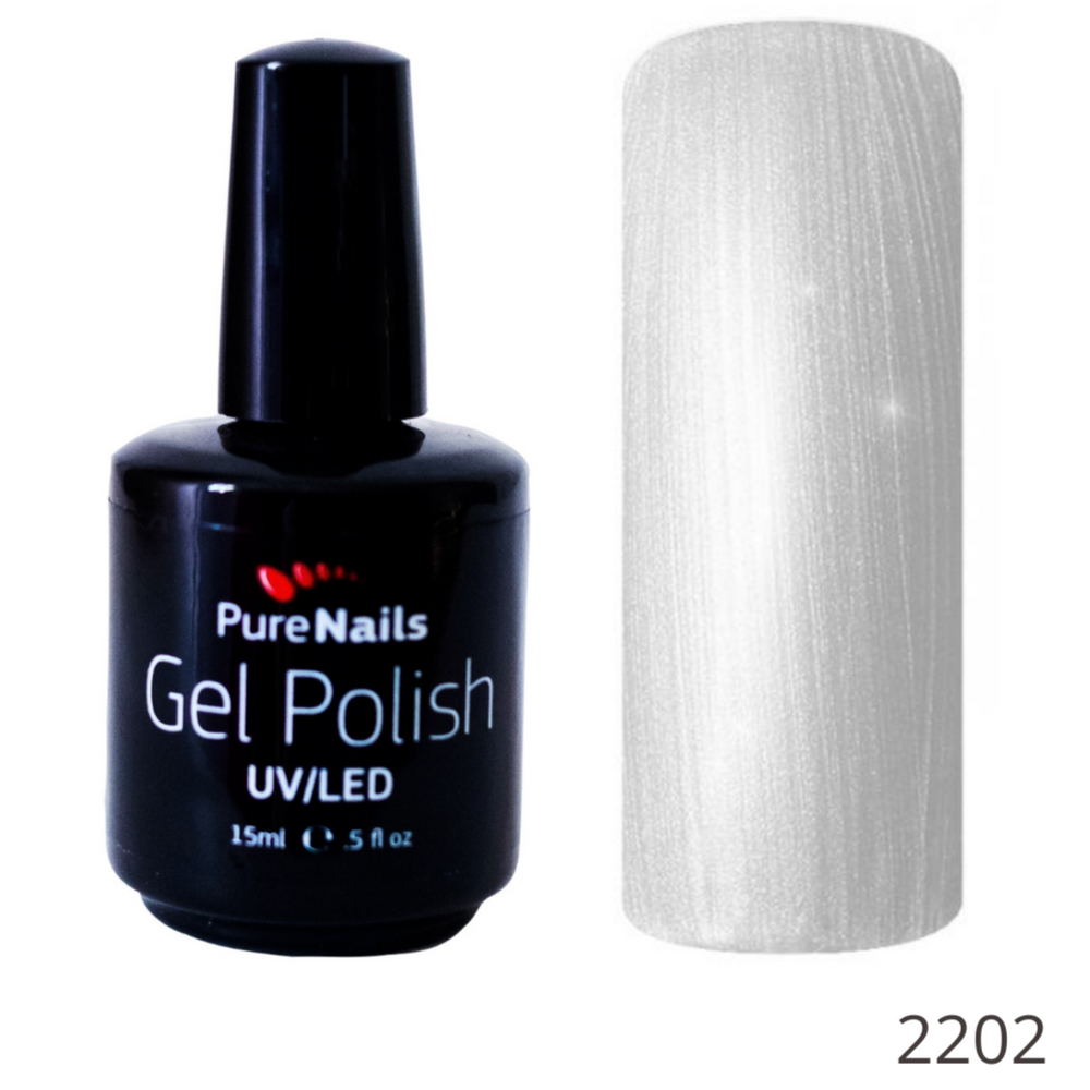 BIS Pure Nails Gel Polish HEMA & TPO Free UV/LED 15 ml | 2202 Grey