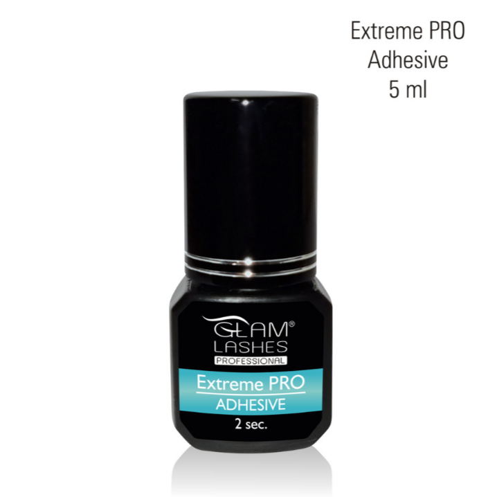 Glam Lashes lash extensions glue Extreme PRO green cup | 5 ml