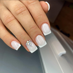 BIS Pure Nails UV/LED gel top MILKY WHITE, 15 ml