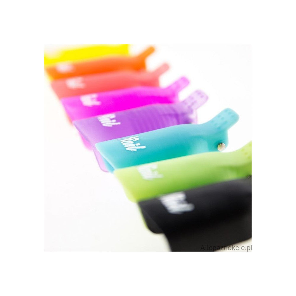 Reusable Soak off gel, gel polishes & acrylic removing caps WHITE, 10 pieces