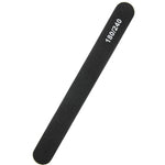 PRO nail file black STRAIGHT, 180/240