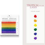 Beautier eyelash extensions TROPICAL MIX, D shape