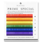 Beautier eyelash extensions TROPICAL MIX, D shape