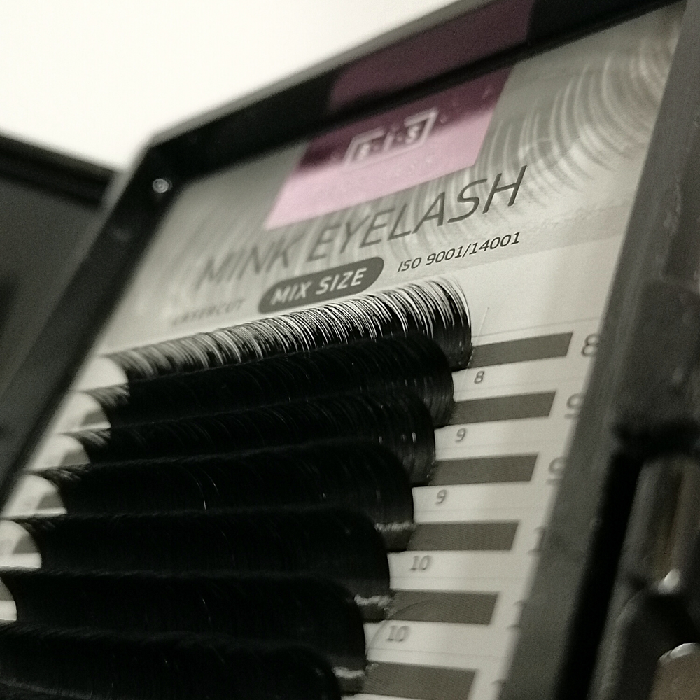 BIS Pure Lash Rapid Blooming pašveidojošos pušķīšu skropstas, D/0.07/MIX