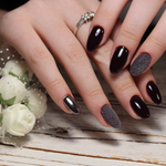 BIS Pure Nails UV/LED gēla laka 15 ml, 6785 Dark Plum