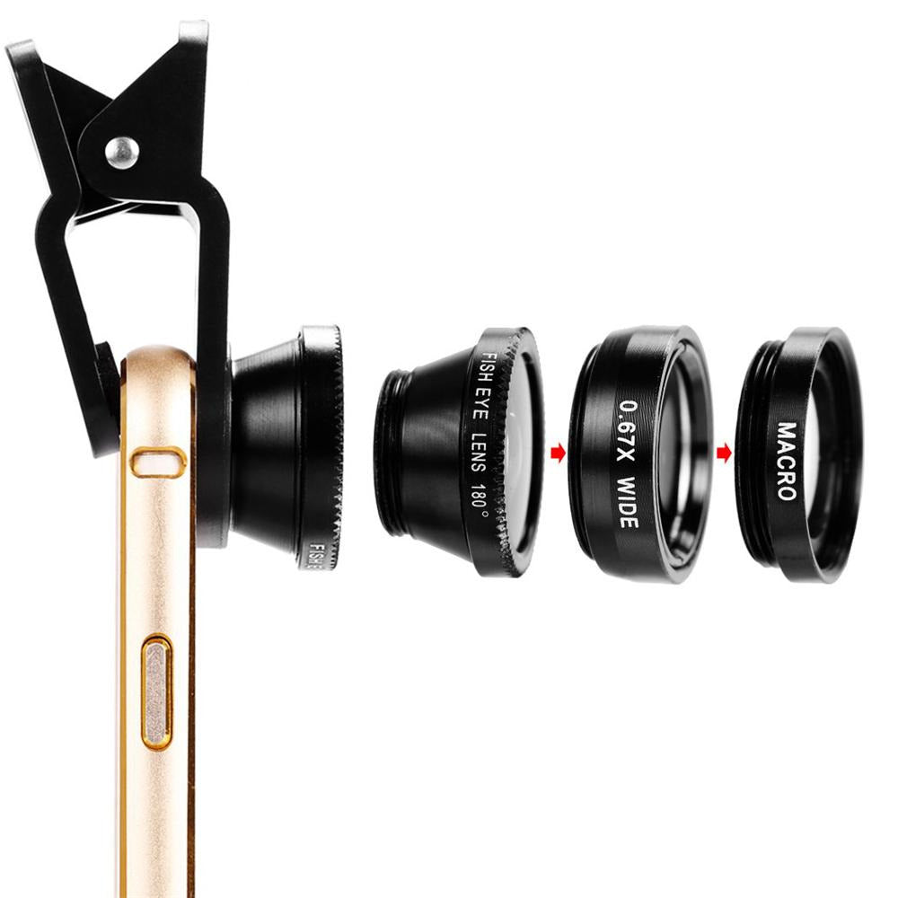 Wide angle mobile phone lens, with Macro
