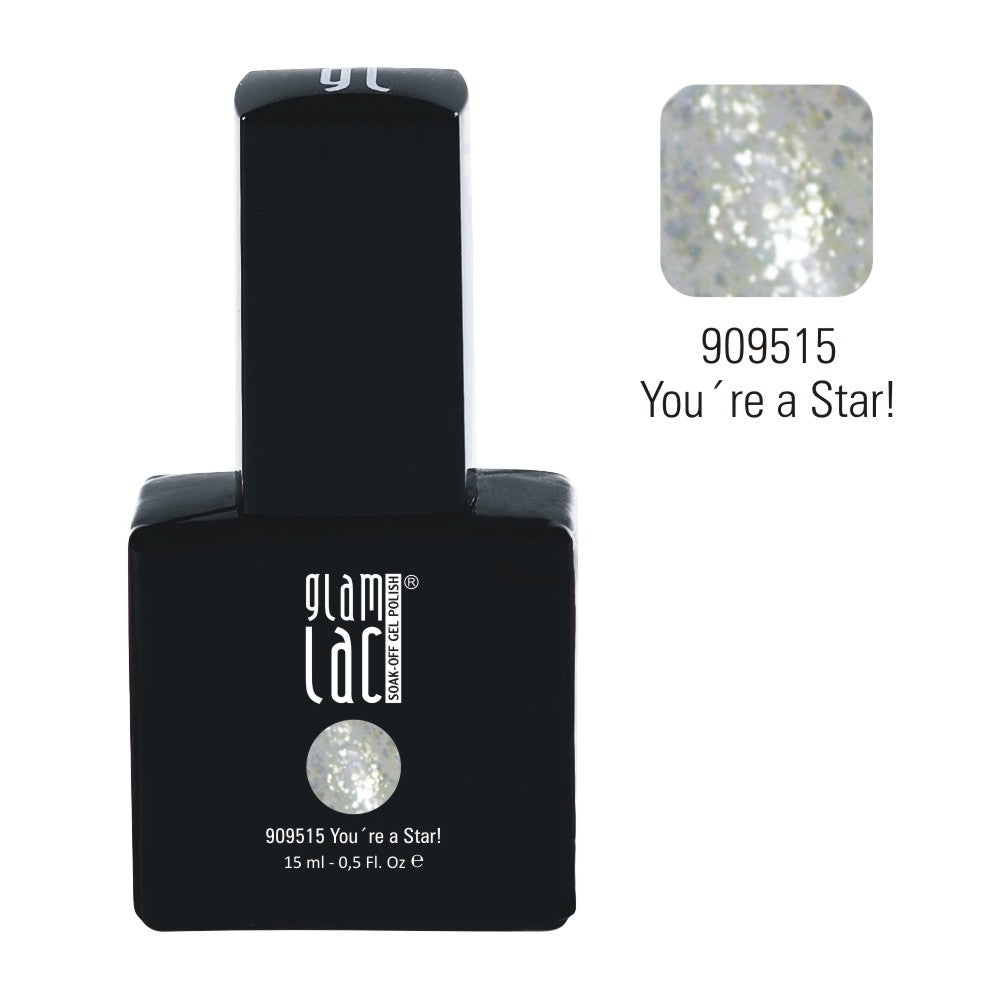 GlamLac gēla laka 15 ml, YOU'RE A STAR!