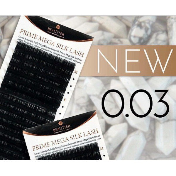 Beautier Mega Volume lash B-0.03 ONE SIZE for eyelash extensions