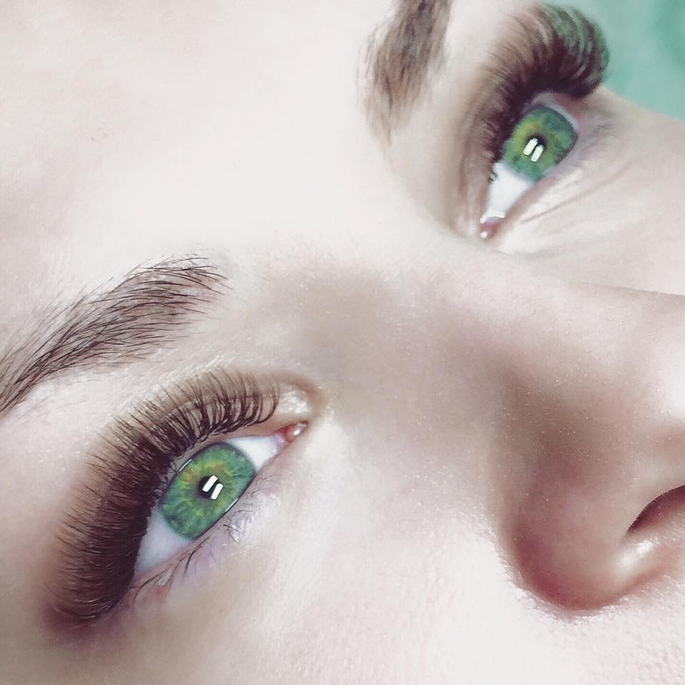 Beautier DARK BROWN eyelash extensions, C-0.10-one size