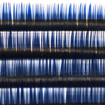 Xclusive Lashes Ombre black+blue eyelash extensions ONE SIZE, C shape