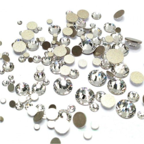 Crystals flat back, SS8 2.5 mm