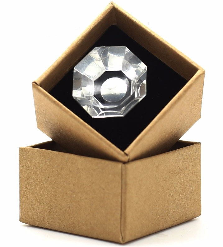 Crystal ring for eyelash adhesive. CLEAR