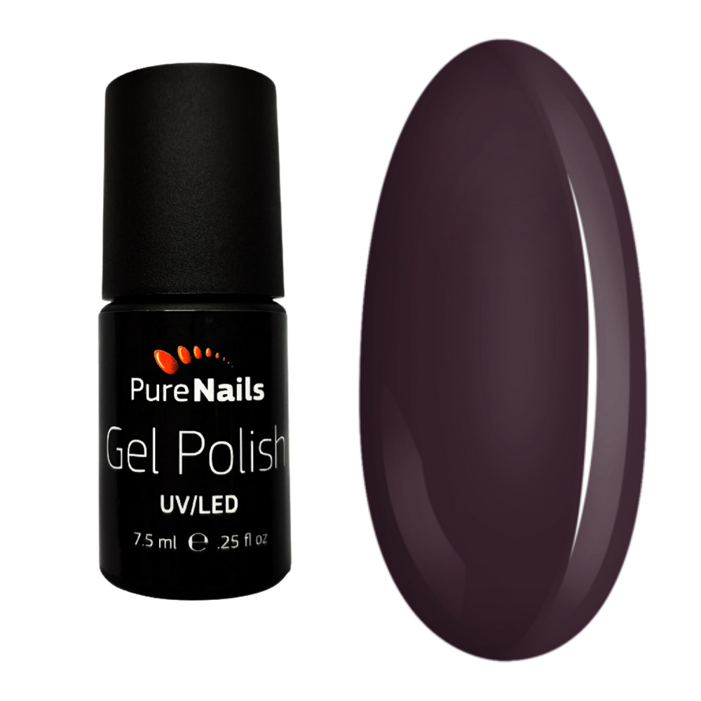 SALE! BIS Pure Nails ONE STEP gel polish 7.5 ml, DARK PLUM