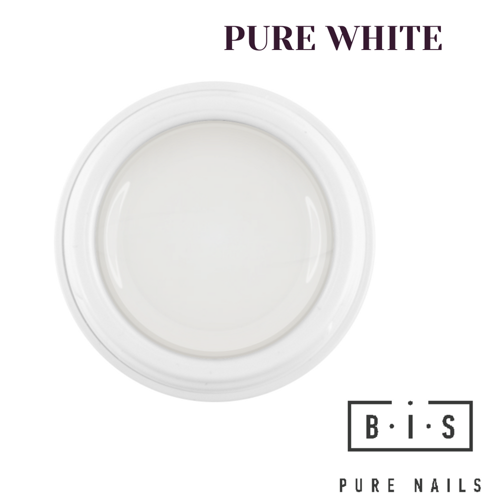 UV/LED Color gel for nail modeling & extensions 15 ml PURE WHITE