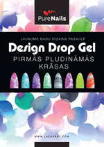 BIS Pure Nails Aquarelle Watercolor Design Drop Gel, SKY BLUE