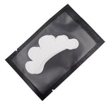 Eye patches for eyelash extensions 2 pieces/1 pair, BLACK flower