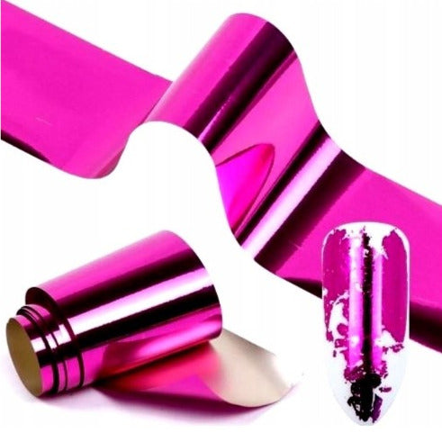 Nail art design wrap foil, different colors