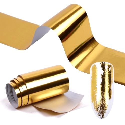 Nail art design wrap foil, different colors