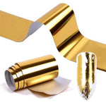 Nail art design wrap foil, different colors