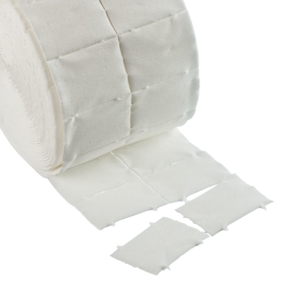 NDED Cellulose Swabs Nail Wipes, 500 pieces roll