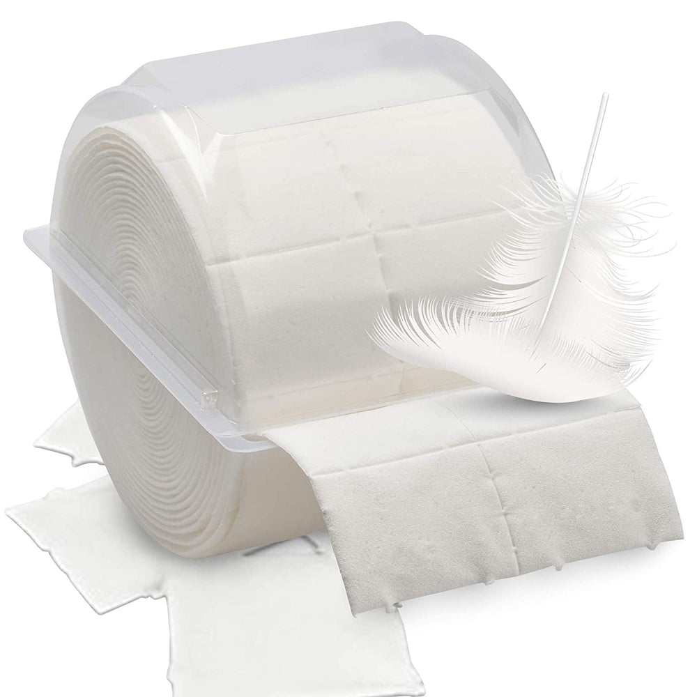 NDED Cellulose Swabs Nail Wipes, 500 pieces roll