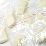 NDED Nail TIPS for nail extension manicure 50 pieces, WHITE