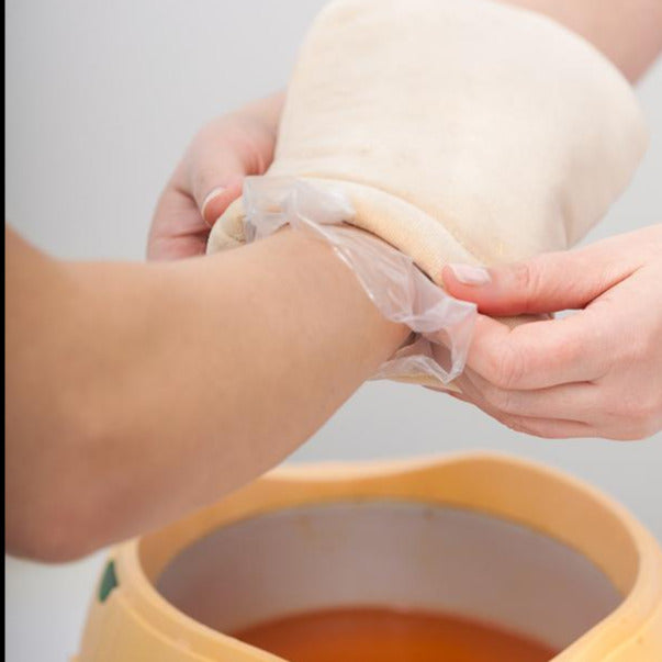 Paraffin wax bath plastic bags in box