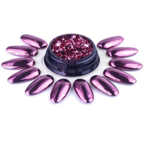 Multifuncional nail design PRISMA FOIL + mirror, PURPLE