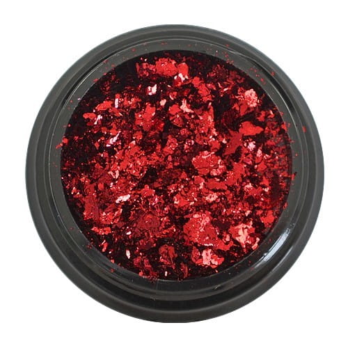 Multifuncional nail design PRISMA foil + mirror, RED