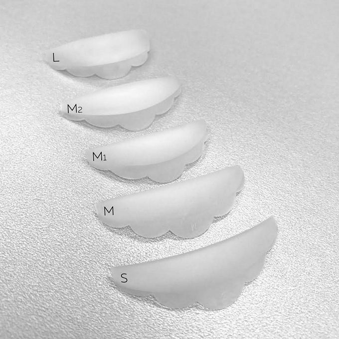 BIS Pure Lash lamination and bioperm silicone pads S, M, M1, M2, L