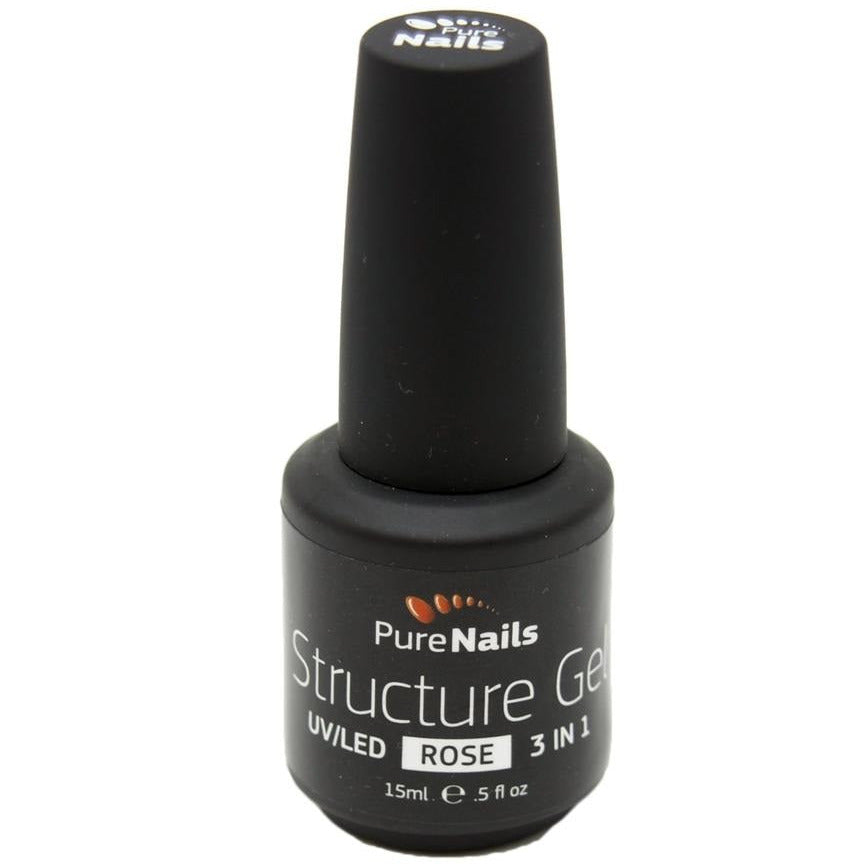 BIS Pure Nails gēls nagu stiprināšanai MILKY PINK, 15 ml
