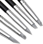 HITECH silicone brush for nail extension & design, 5 shapes