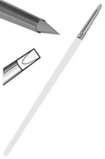 HITECH silicone brush for nail extension & design flat end, WHITE