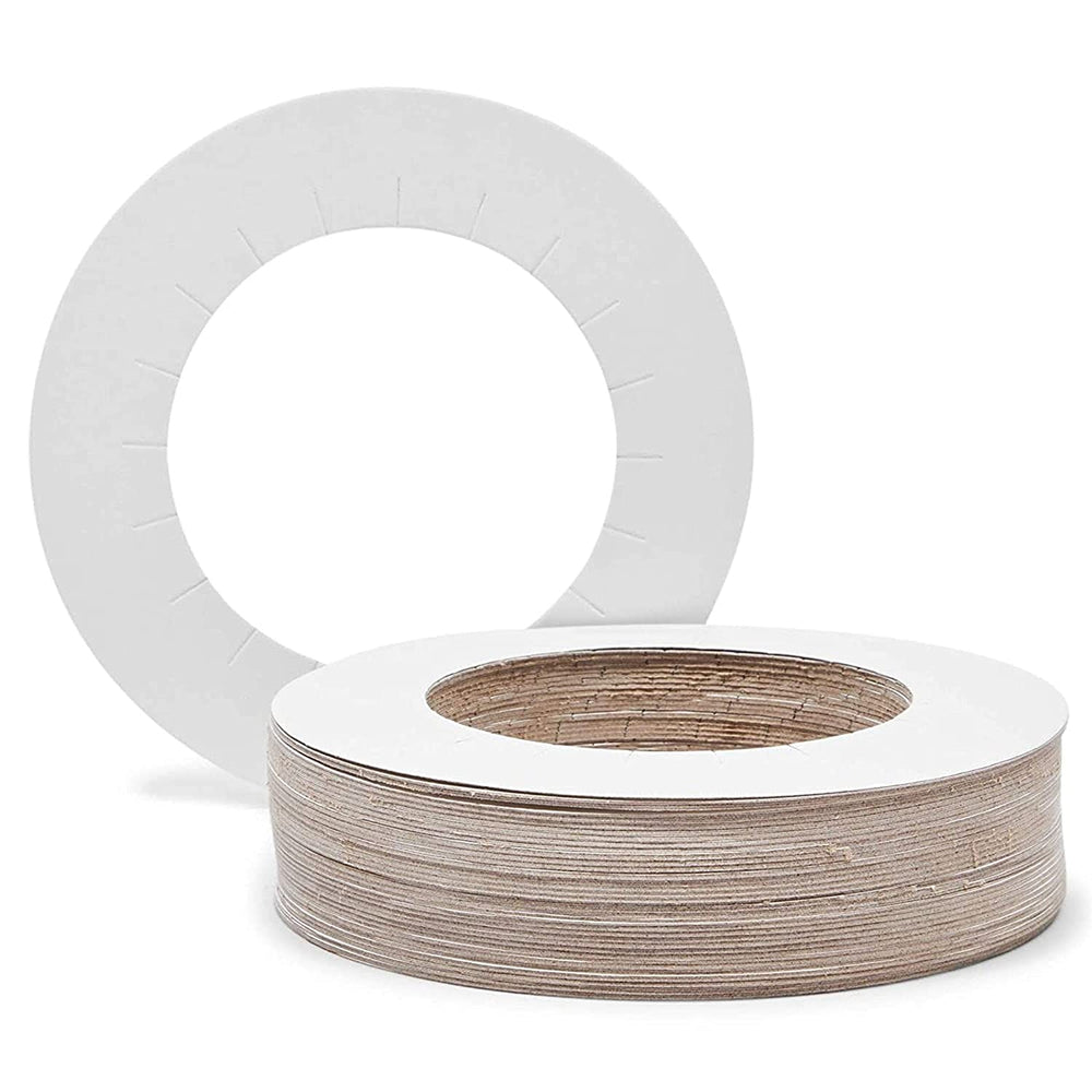 Protection paper drip collars rings for waxing heater, 25 pieces